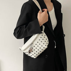 Sac banane femme cuir blanc