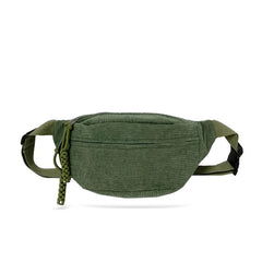 sac banane femme velours vert