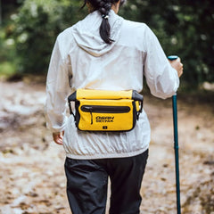 Sac banane randonnée étanche jaune