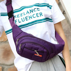 Sac banane sport violet