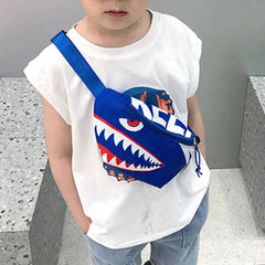 Sac banane enfant requin bleu