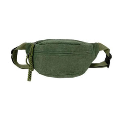 sac banane femme velours vert